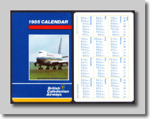 Pocket Calendar 1985